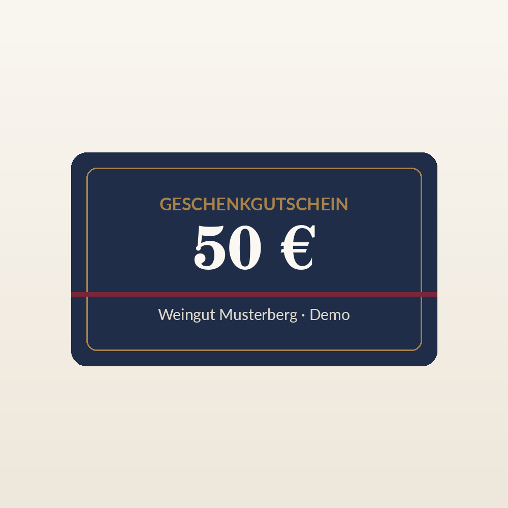 Geschenkgutschein 50 €