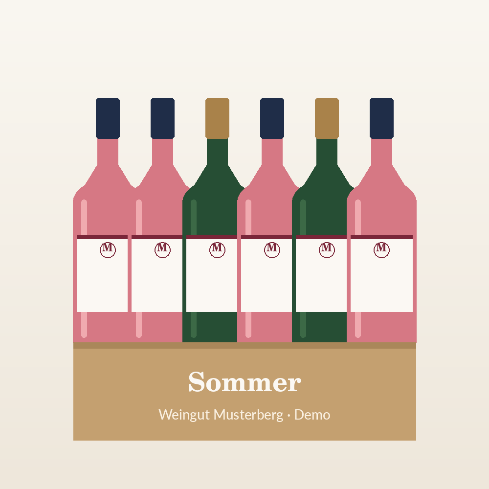 Sommerpaket Rosé & Secco (6 Flaschen)
