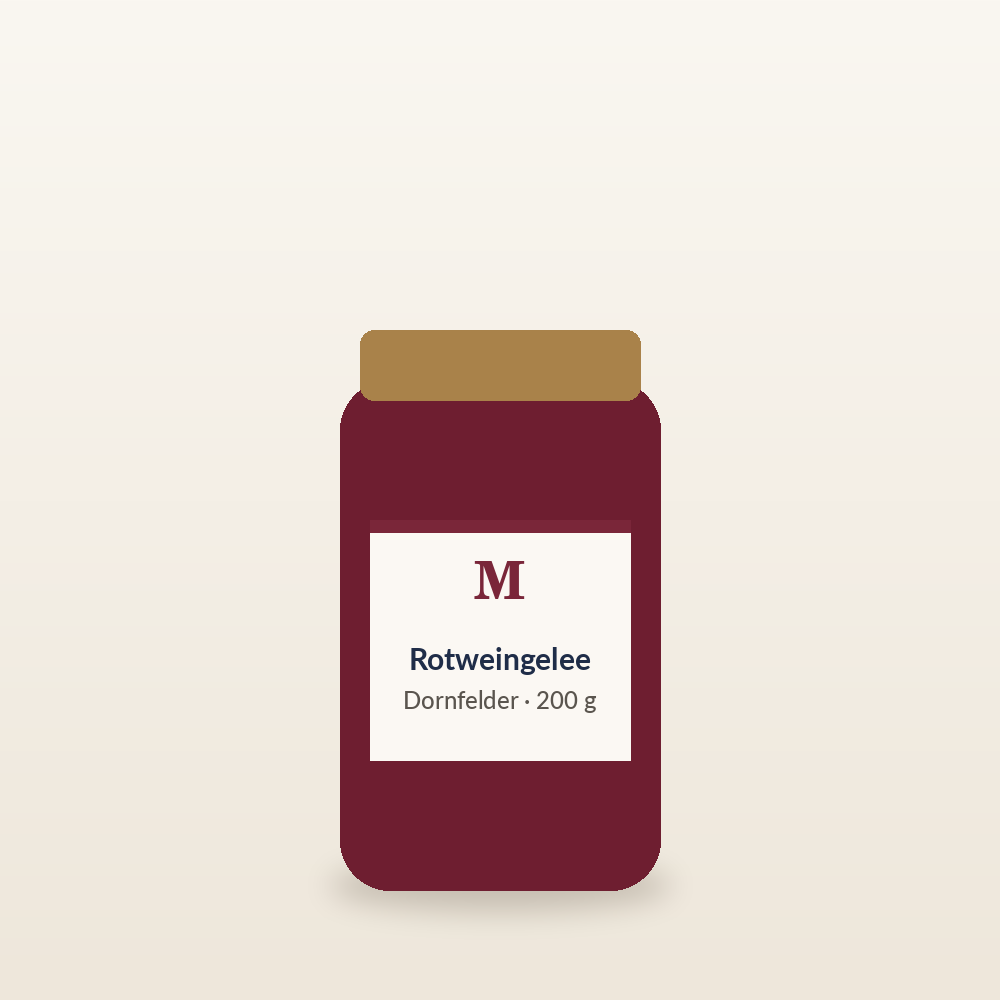 Rotweingelee Dornfelder (200 g)